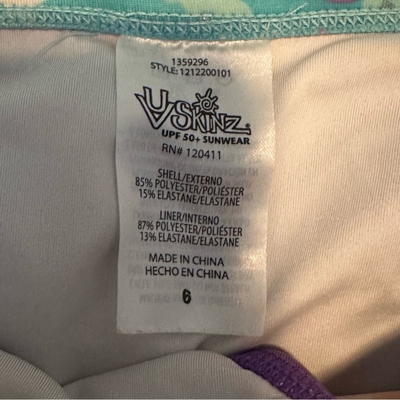 UV Skins swim 2 piece with hat 6 - Picture 4 of 4